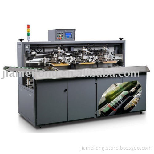 tipple glass bottle screen printer